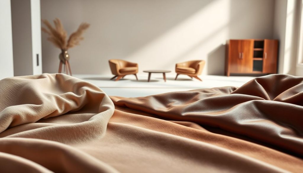A luxurious collection of premium materials, meticulously arranged in a serene, well-lit studio setting. The foreground features a selection of plush fabrics, fine leathers, and exquisite metals, each item showcasing its unique texture and sheen. In the middle ground, sleek and minimalist furniture pieces, crafted from the finest woods and polished to a high gloss, create a harmonious backdrop. The background is a softly blurred, neutral-toned environment, allowing the materials to take center stage and exude an aura of sophistication and quality. Subtle, directional lighting accentuates the depth and dimensionality of the scene, evoking a sense of refined elegance and attention to detail. A luxurious collection of premium materials, meticulously arranged in a serene, well-lit studio setting. The foreground features a selection of plush fabrics, fine leathers, and exquisite metals, each item showcasing its unique texture and sheen. In the middle ground, sleek and minimalist furniture pieces, crafted from the finest woods and polished to a high gloss, create a harmonious backdrop. The background is a softly blurred, neutral-toned environment, allowing the materials to take center stage and exude an aura of sophistication and quality. Subtle, directional lighting accentuates the depth and dimensionality of the scene, evoking a sense of refined elegance and attention to detail.