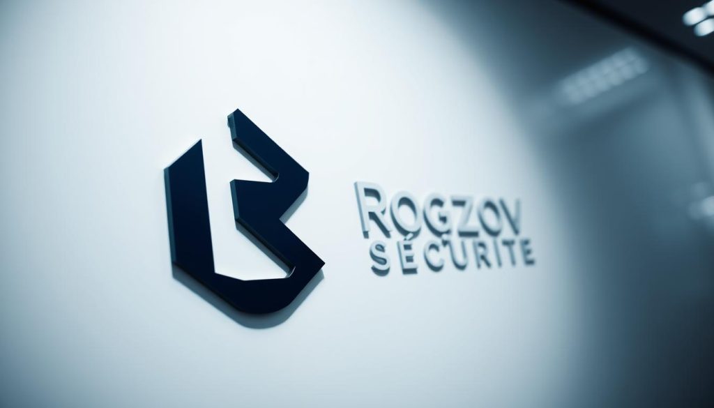 A sleek and modern security logo for "Rogzov Sécurité", showcasing their expertise in protective services. Set against a clean, minimalist background, the logo features a bold, geometric "R" shape in a deep navy blue, conveying a sense of strength and reliability. The design is accented with subtle metallic highlights, creating a high-tech, premium aesthetic. Captured with a wide-angle lens and dramatic low-key lighting, the image suggests a sense of authority and professionalism - the perfect visual representation for a trusted security provider. A sleek and modern security logo for "Rogzov Sécurité", showcasing their expertise in protective services. Set against a clean, minimalist background, the logo features a bold, geometric "R" shape in a deep navy blue, conveying a sense of strength and reliability. The design is accented with subtle metallic highlights, creating a high-tech, premium aesthetic. Captured with a wide-angle lens and dramatic low-key lighting, the image suggests a sense of authority and professionalism - the perfect visual representation for a trusted security provider.